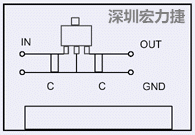 圖3：降壓電路的PCB設(shè)計示例。