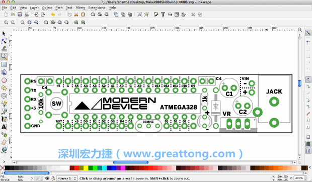 既然你有一個以電路板為背景的清晰影像了，使用向量工具將要絲印的圖像畫在上面吧，下面有一個例子。