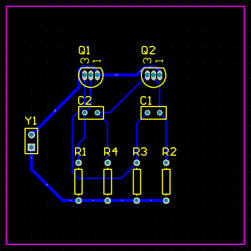 圖27 Push or Hug & Push模式仍然無(wú)法完成布線，會(huì)立即出現(xiàn)提示